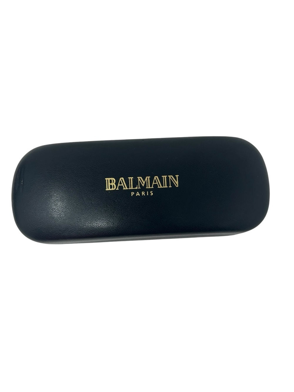 Balmain Paris Black Sunglasses Case with Gold Logo